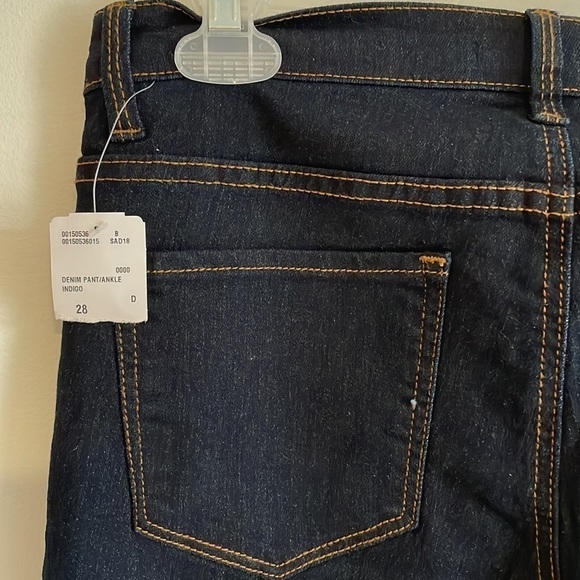 NWT Skinny Denim Jeans 28x28 Indigo Ankle Stretch Forever21 Classic Casual - Picture 9 of 13